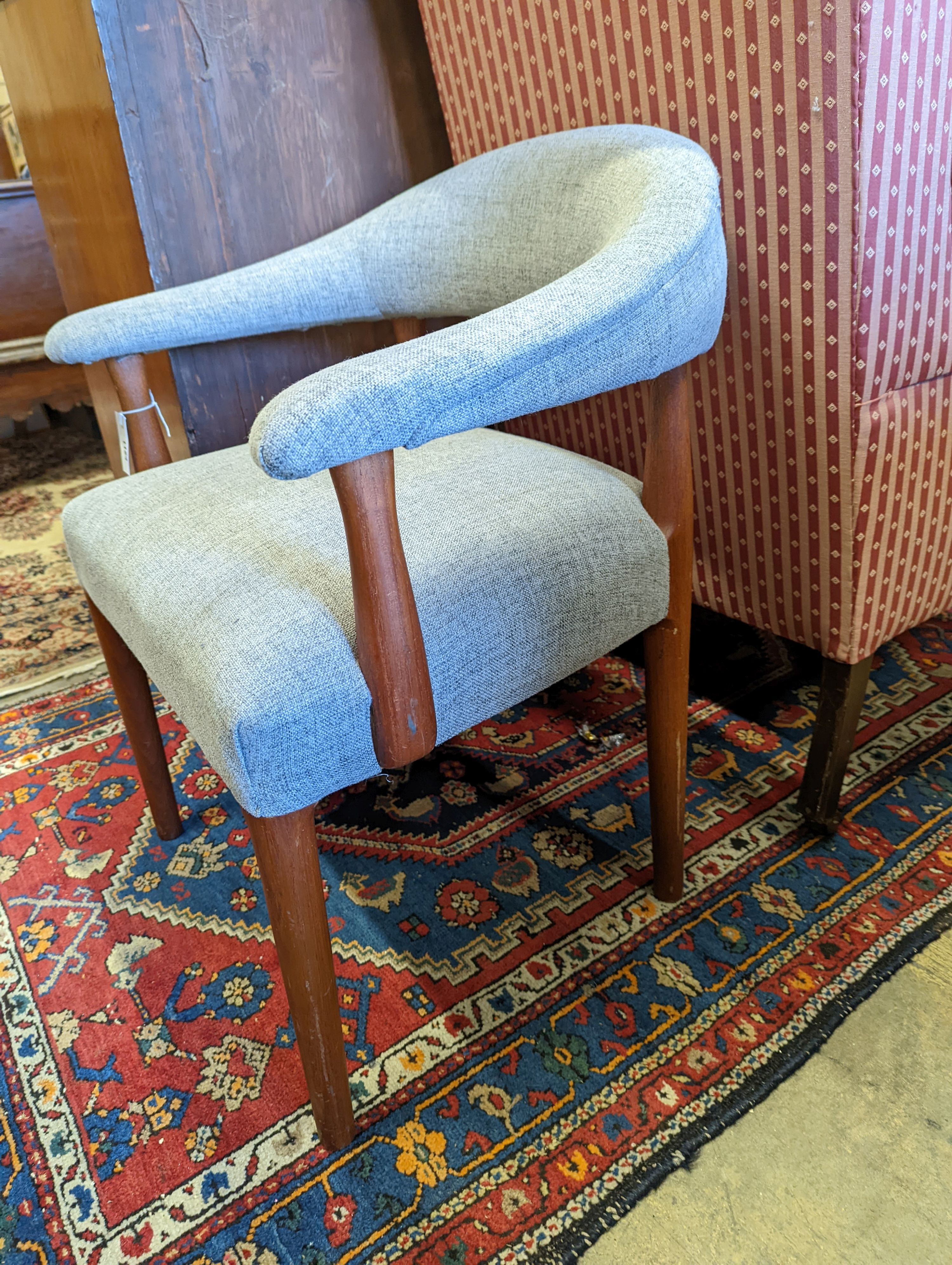 A Danish 'Ring' chair in the style of Grete Jalk